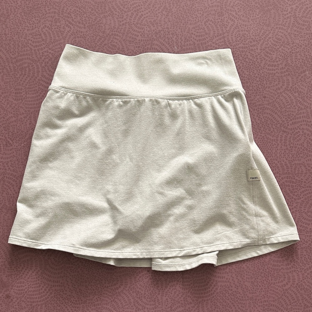 Vuori Halo Performance Skirt, Salt Heather, XXS